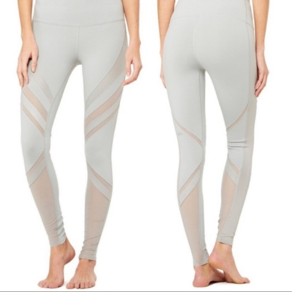 Alo High Waist Epic Mesh Legging Alloy S